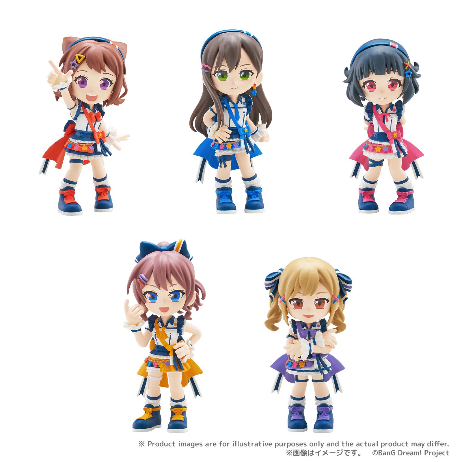 PalVerse – BanG Dream! Poppin' Party Mini Figure Collection (6-Pack Box) [Bushiroad Creative] (Pre-Order) Bushiroad Creative